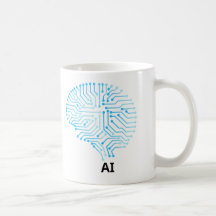 Mug à café AI - Conception futuriste inspirée par