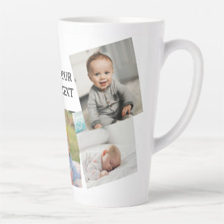Mug à café avec photos et texte personnalisés