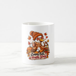 Mug à café Canard Automne Mignon