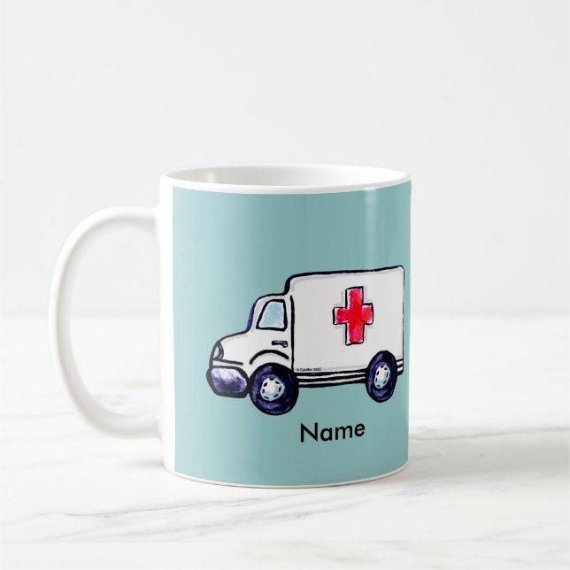 Mug à café classique Ambulance (Gauche)