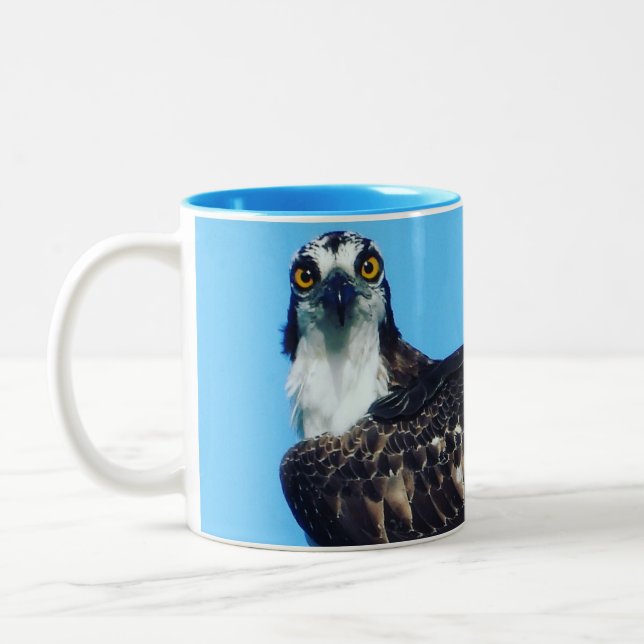 Mug à café de Birder / Coupe - Balbuzard - Oiseau  (Gauche)
