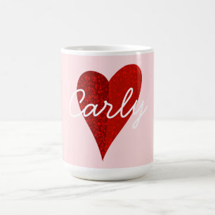 Mug à café de la Saint-Valentin personnalisé avec 