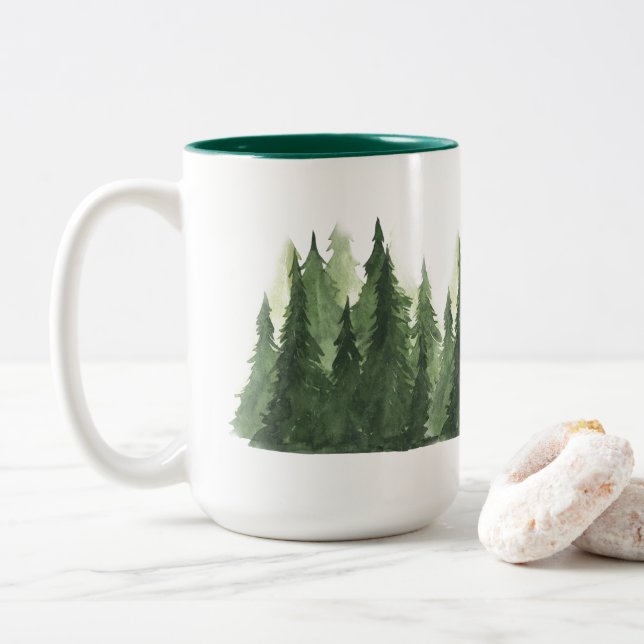 Mug à café de Noël, (Avec donut)