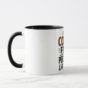 Mug à café drôle – Café d'abord, les gens après – 