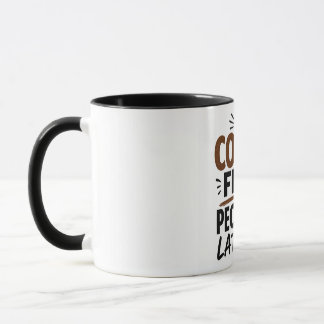 Mug à café drôle – Café d'abord, les gens après –