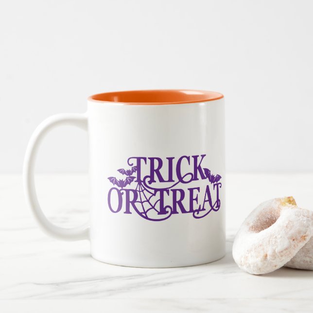 Mug à café Halloween (Avec donut)