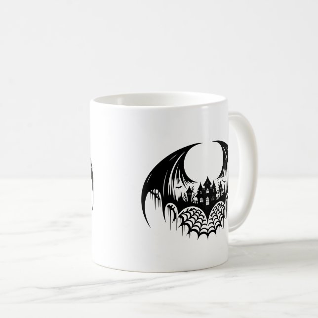 Mug à café Halloween (Devant droit)