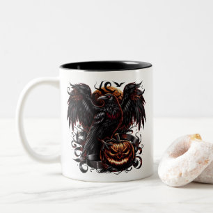 Mug à café Halloween Raven
