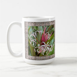 Mug à café inspirant avec des lentilles à araignée