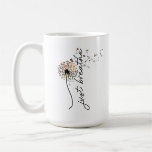 Mug à café inspirant - Juste respirer