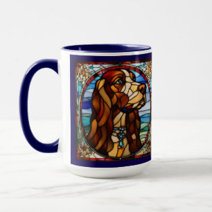 Mug à café mignon Lévrier Afghan