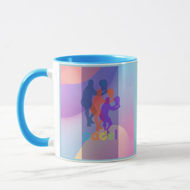 MUG À CAFÉ PADEL – STYLE VIBRANT pour LUI BRIGHTS (Gauche)