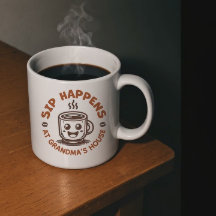 Mug à café personnalisable pour grand-mère