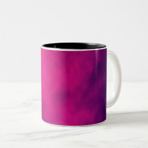 Mug à café Pink & Purple Smoke - Personnalisable
