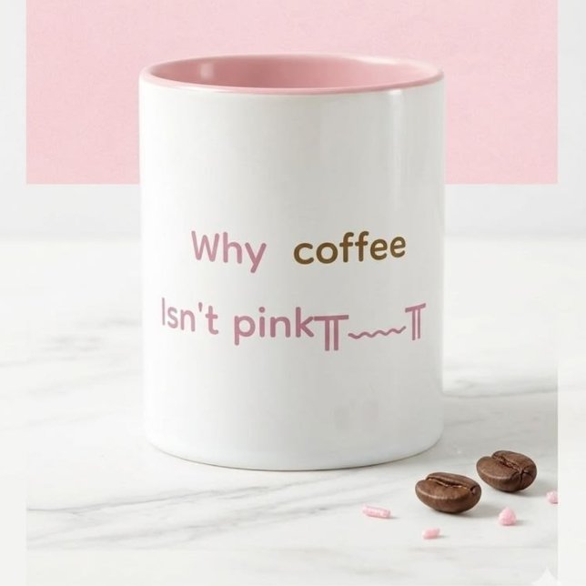 Mug à café rose (Créateur téléchargé)