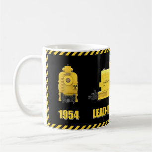 Mug à café Train Diesel Plaqué Plomb 1954