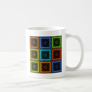 Mug À damiers d'Afrique Imprimer
