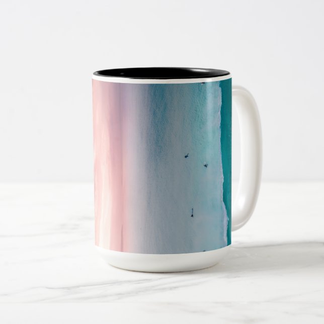 Mug à deux tons, 15 oz (Devant droit)