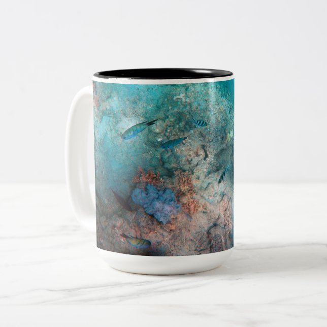 Mug à deux tons, 15 oz (Devant gauche)