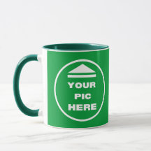 Mug à deux tons - Ajouter l'image 11 oz White Hunt