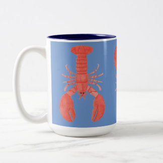 Mug à deux tons de homard du Maine, 15 oz