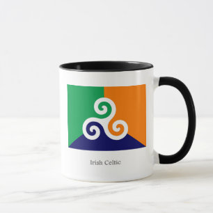 Mug à drapeau celtique irlandais