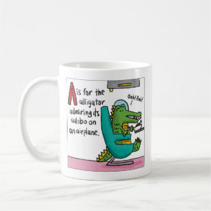 Mug A est pour le T-Shirt Adobo Alligator