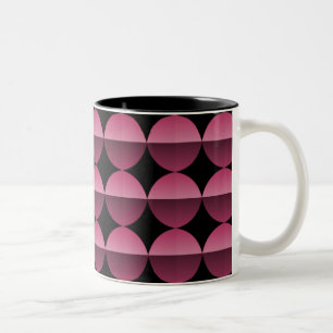Mug à flair rétro, Bourgogne vibrante