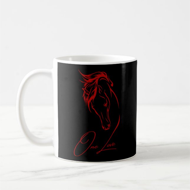 Mug A Il Pour Cheval Rider Cheval Rider Cheval Avec Am (Gauche)