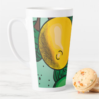 Mug à latte aux citrons charmants