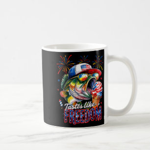 Mug A le goût de la liberté B Pêche Drôle 4 juillet mo