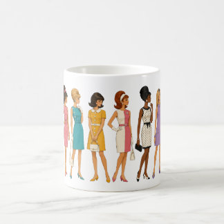 Mug à l'effigie d'une icône de la mode des années 