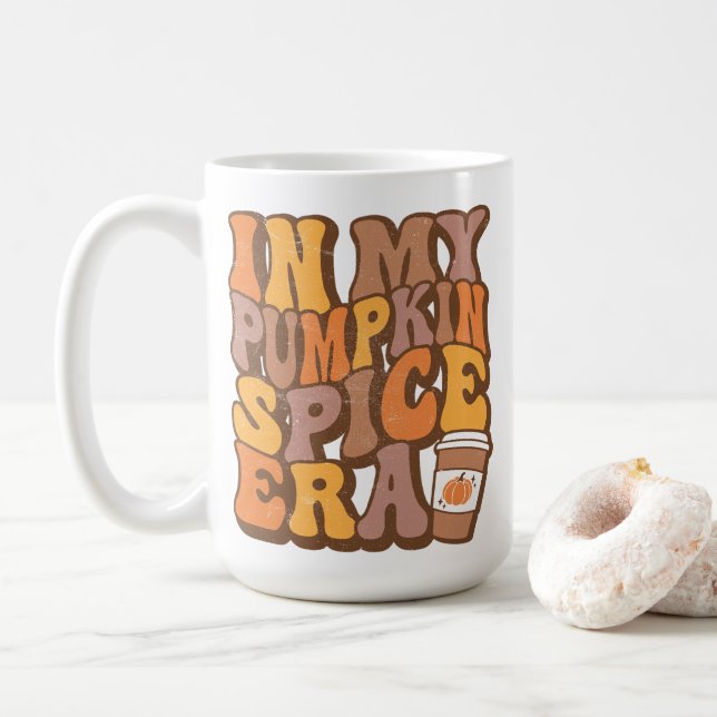 Mug À l'ère de l'épice Citrouille | Café à épices Citr (Avec donut)