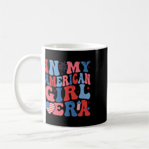 Mug À l'ère de ma fille américaine rétro 4 juillet qua