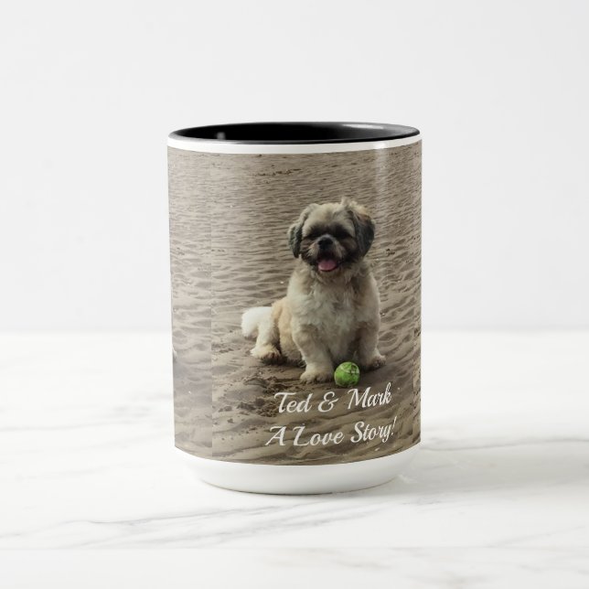Mug A Love Story - texte et image modifiables (Centre)
