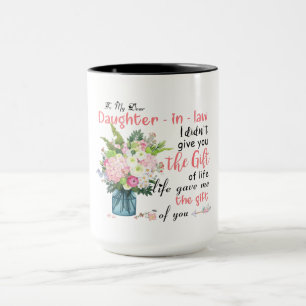 Mug À Ma Chère Fille En Droit La Vie Me Demandez Le Do
