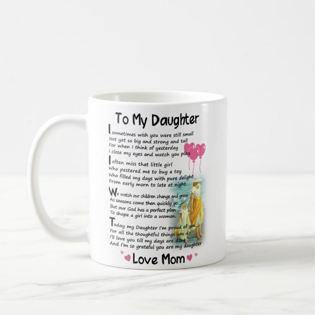 Mug À Ma Fille, je le souhaite parfois (Gauche)