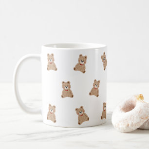Mug à motif ours en peluche mignon – Cadeau esthét