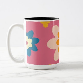 Mug à motifs floraux en fleurs