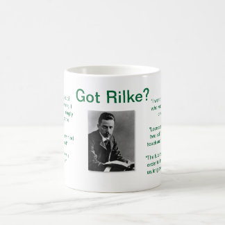 Mug "A obtenu Rilke "