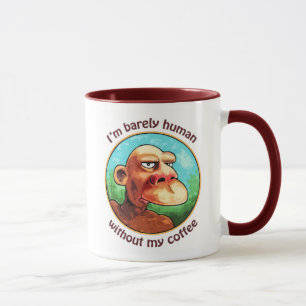 Mug À peine humain sans café