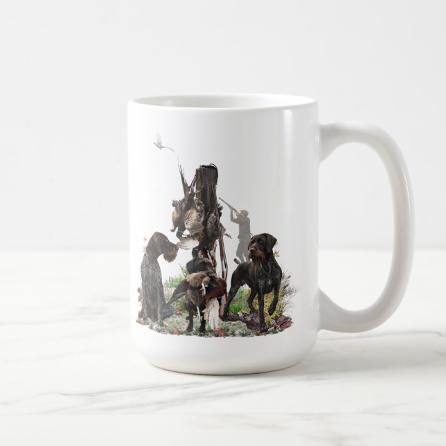 Mug À poils durs allemand pointeurs, cassettes de chas (Droite)
