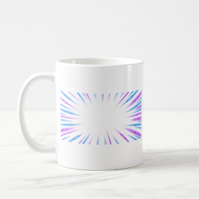 Mug A Simple Elegant Floral Vine Pattern (Gauche)