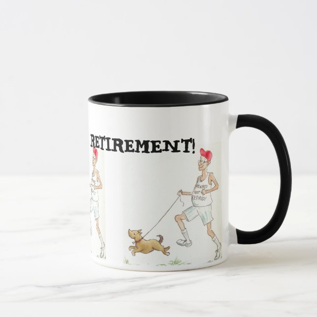 Mug à sonnette de retraite (Droite)