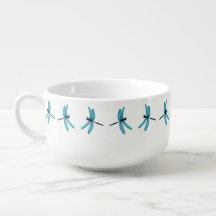 Bowl turquoise de dragonfly Chili