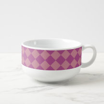 Motif Diamant Damier Rose Violet