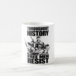 Mug À travers l'histoire, les hommes libres résistent