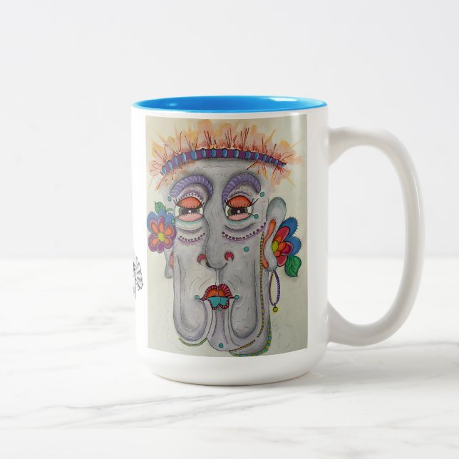 Mug à visage lunaire (Droit)
