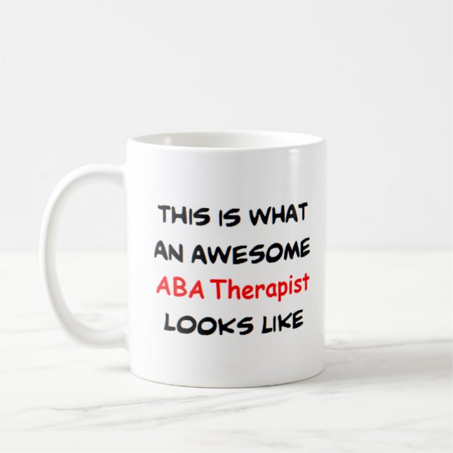Mug aba thérapeute, génial (Gauche)