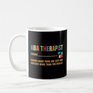 Mug Aba Thérapiste Définition Comportement Thérapiste 